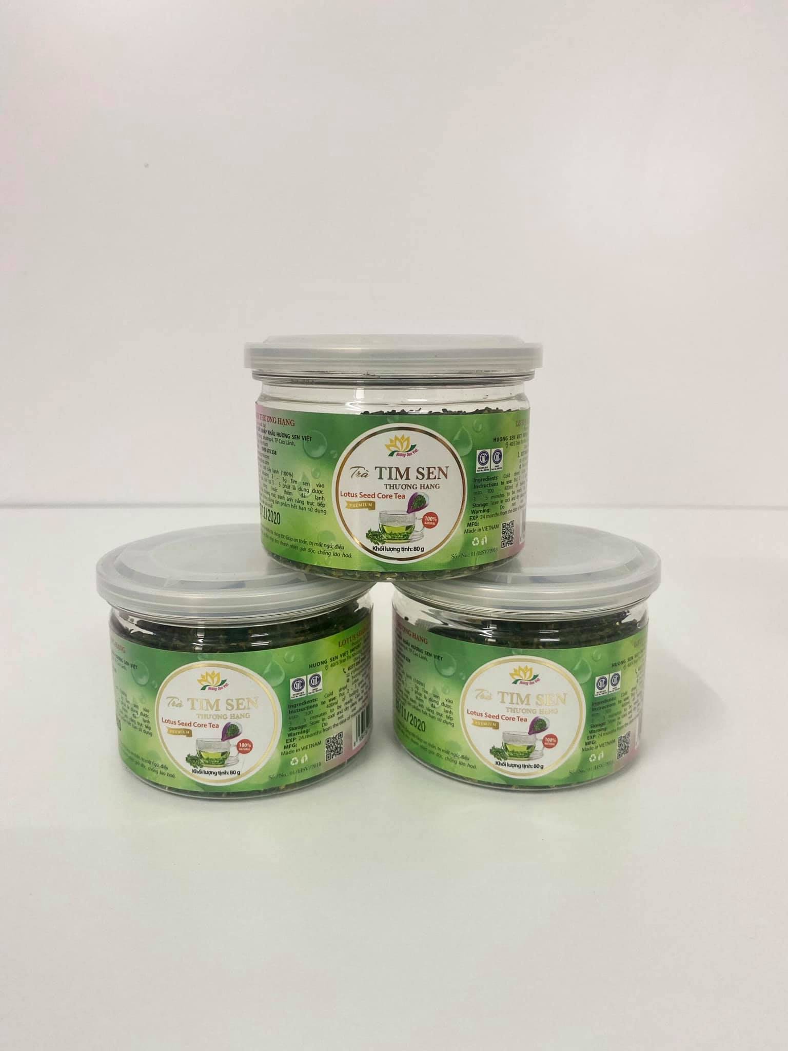 Trà Tim Sen Thượng Hạng Hũ 80g